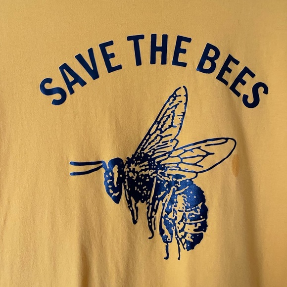 Save the Bees! 🐝100% cotton t-shirt size large - Picture 2 of 4